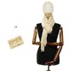 Esarfa dama, din lana, Buticcochet, 70x190 cm, model Uni, Crem - ES3120