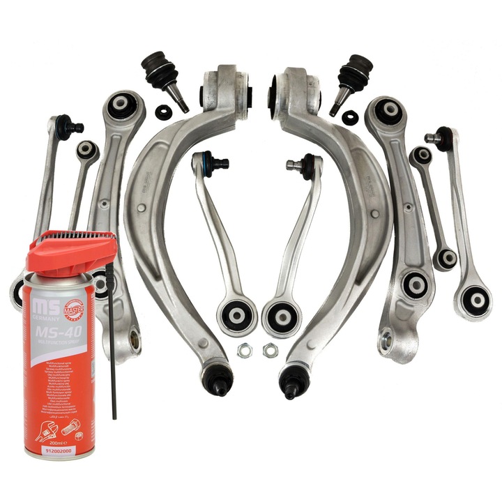 Első felfüggesztés lengőkar készlet, Master Sport Germany, Audi A4 Allroad B8 2.0 TDI 2009-2016, 36853-KIT-MS