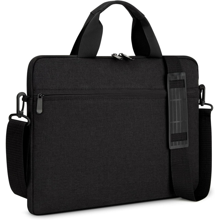 Laptoptáska, PRESOMA, Textil, 15.6", Macbook Pro, Fekete