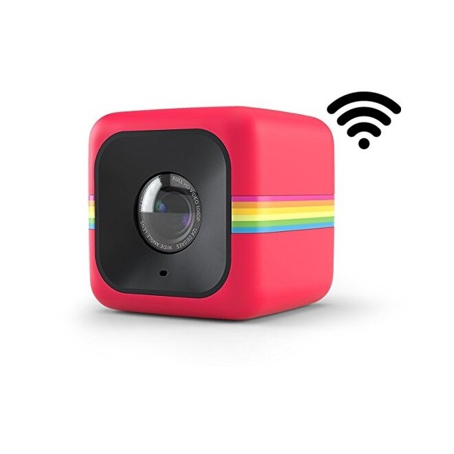 Камера Polaroid Cube Plus Full HD /WiFi Червена eMAG.bg