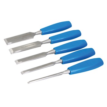 Set 5 piese dalti sculptura lemn , profesionale, Silverline Set 5 piese dalti sculptura lemn , profesionale, Silverline