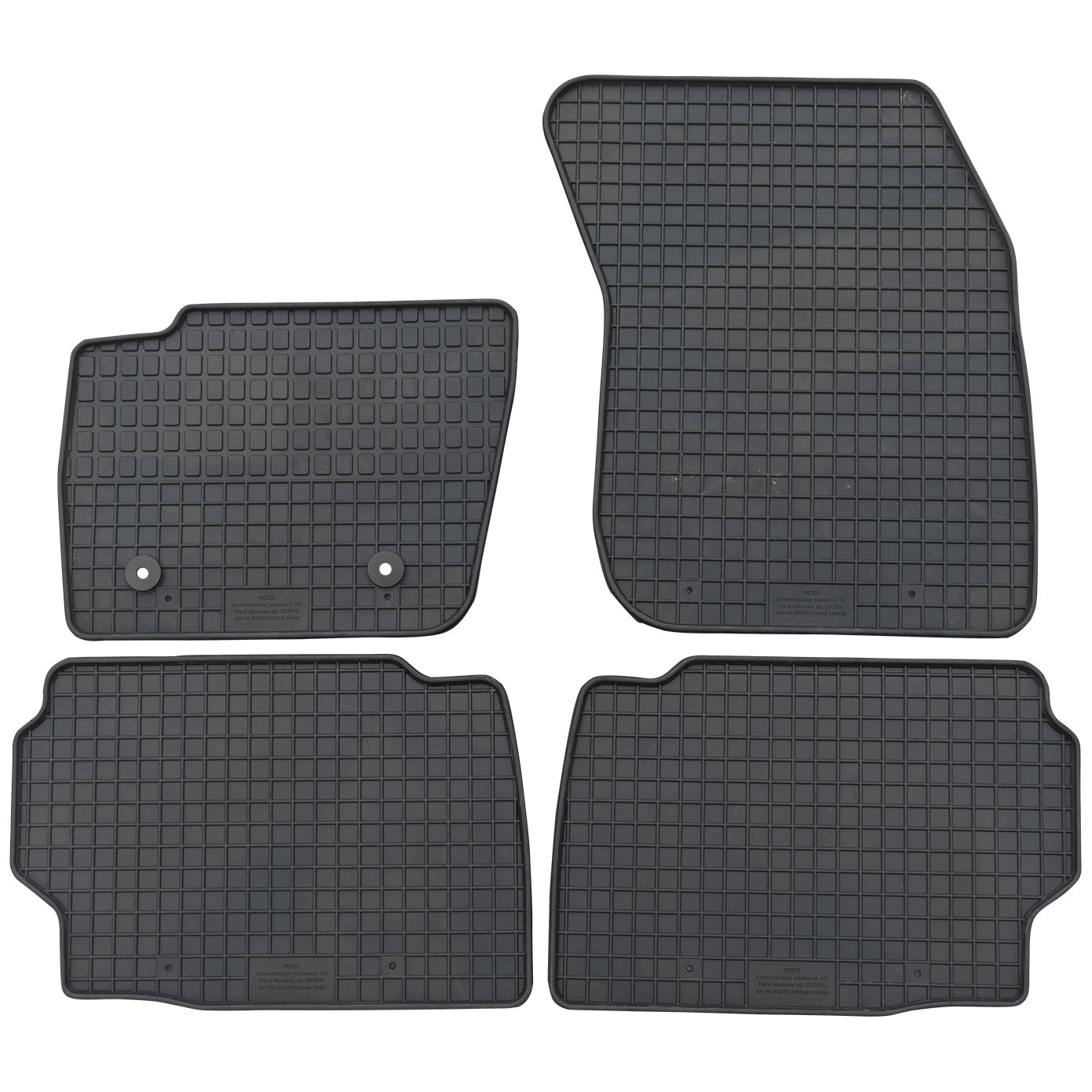 Set 4 Covorase cauciuc Petex, pentru Ford Mondeo V 2014-