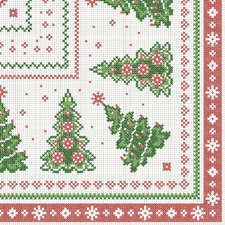 Servetele de masa festive Linclass pentru Craciun/Revelion - Gina / 40 x 40 cm / 50 buc