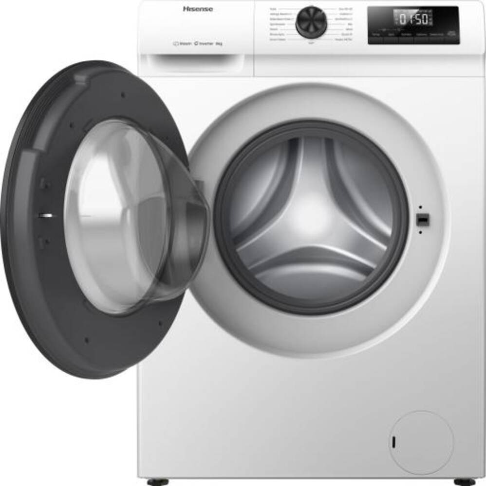 Masina de spalat rufe Hisense WF1Q8041BW, 8 kg, 1400 rpm, alb, 595x845x510 mm