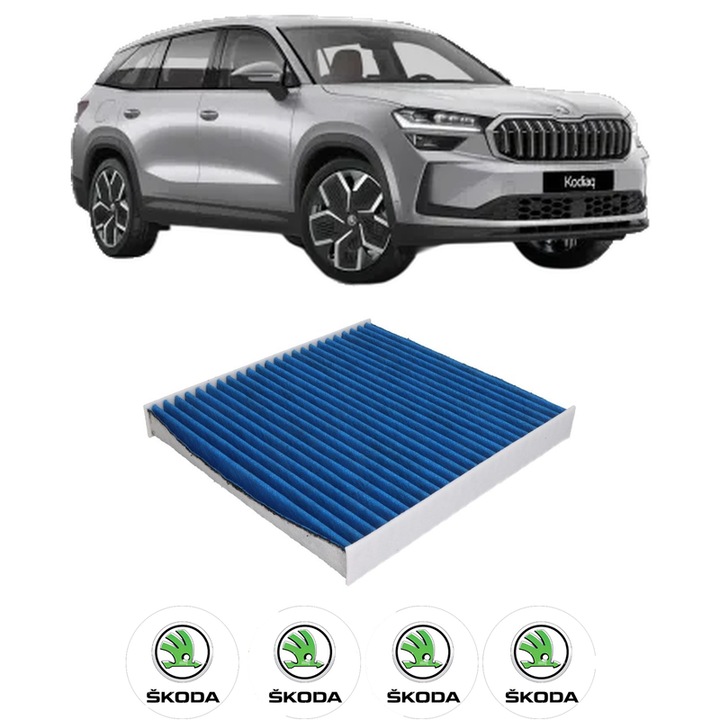 Utastérszűrő pollen Carbon SKODA KODIAQ II (PS7) 2.0 TDI 4x4 2024-től KW 110 LE 150 CMC 1968, Auto, Bosch, 4x SKODA autómatrica