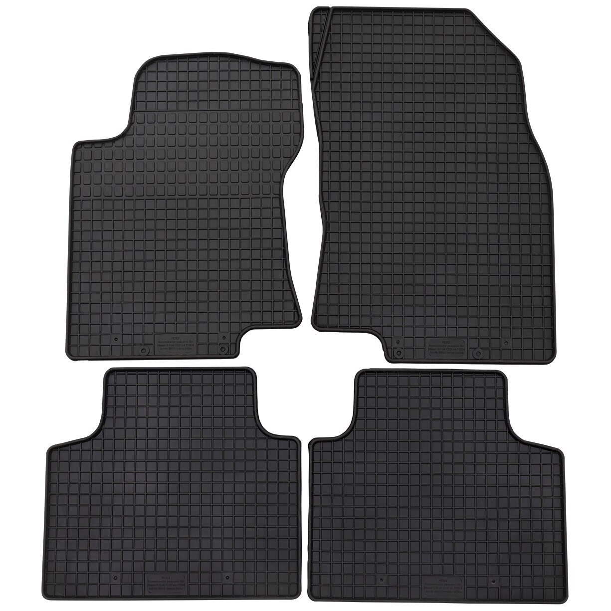Set 4 Covorase cauciuc Petex, pentru Nissan X-Trail T32 de la 2014