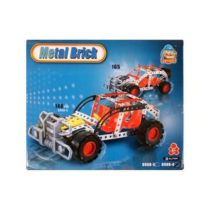 Fémépítő - 165 db - autó