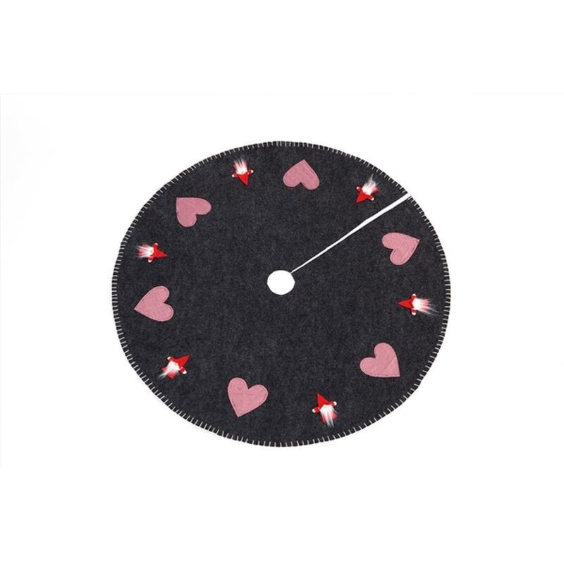 Covoras din fetru gri pentru brad