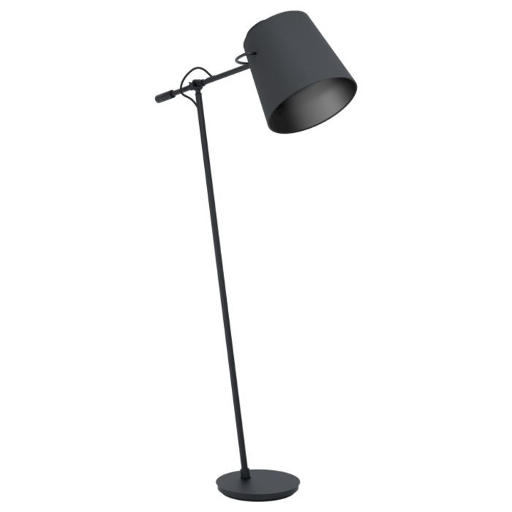Lampa de podea EGLO GRANADILLOS, 1xE27, neagra, 1530x300x800mm