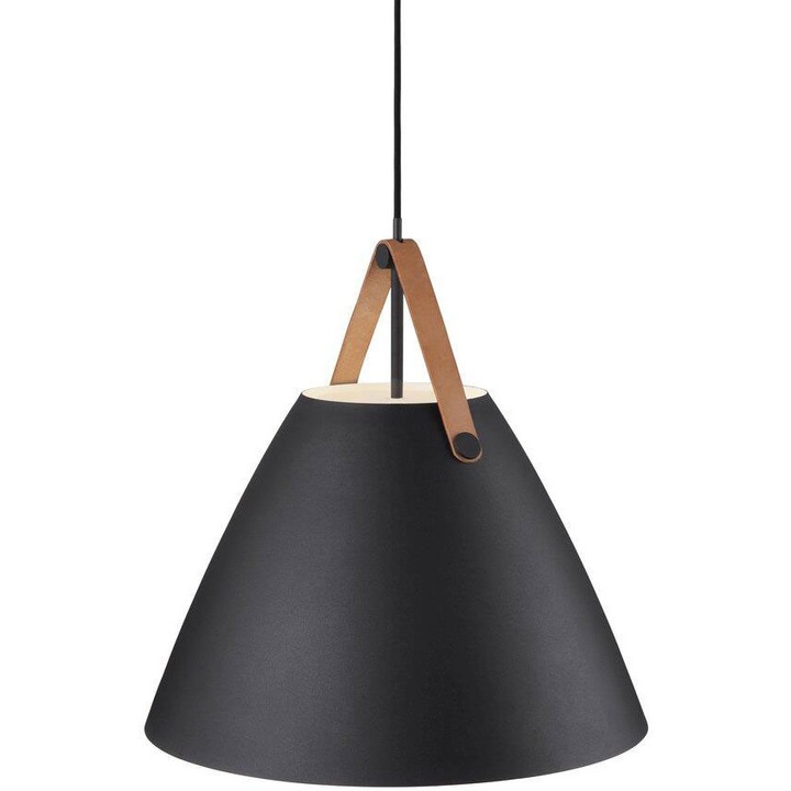 Пендел NORDLUX Strap 48, метал, кожа, черен, 48 см