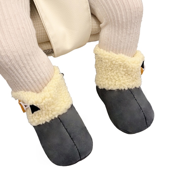 Botosei pufosi de interior 31152-20gri 121402, Gri, 12 EU