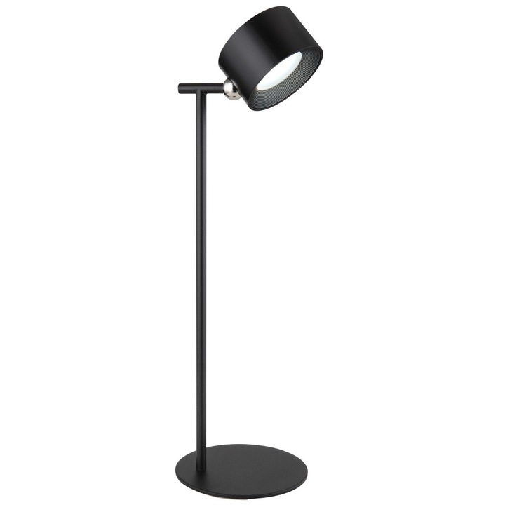 Lampa de birou GLOBO JORJE, metal negru mat, dimmer tactil, 130x120x350mm