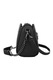 C'iel, Geanta crossbody Caro din piele, Negru, 17 x 25 x 10 cm