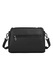 C'iel, Geanta crossbody Caro din piele, Negru, 17 x 25 x 10 cm