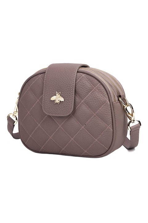 C'iel, Geanta crossbody din piele Combe, Liliac prafuit