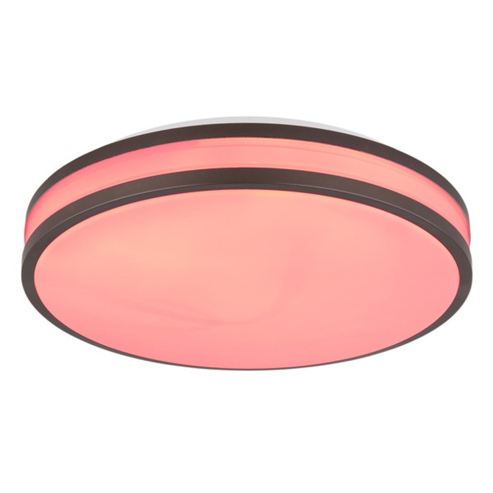 Mennyezeti lámpa GLOBO BETHA, fehér fém, LED, 340mm, távirányítóval, RGB