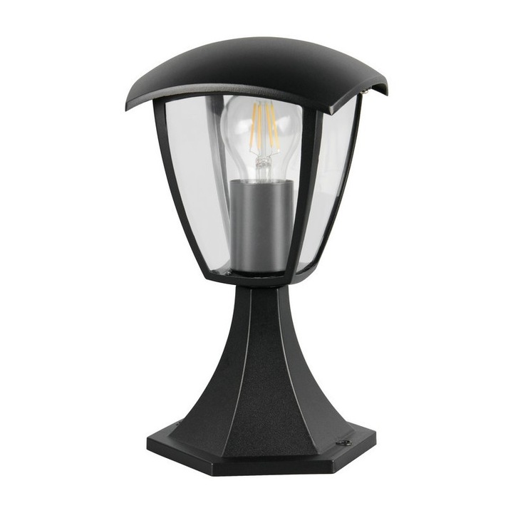 Felinar exterior, TRIO, 1 sursa de lumina, negru, 300x170x170mm