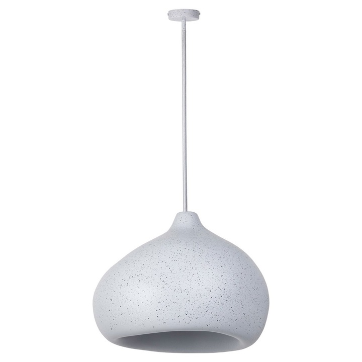 Lusta suspendata SIGMA MAURO L, gri stropit, 1 x E27, 37x47cm, inaltime maxima 130cm