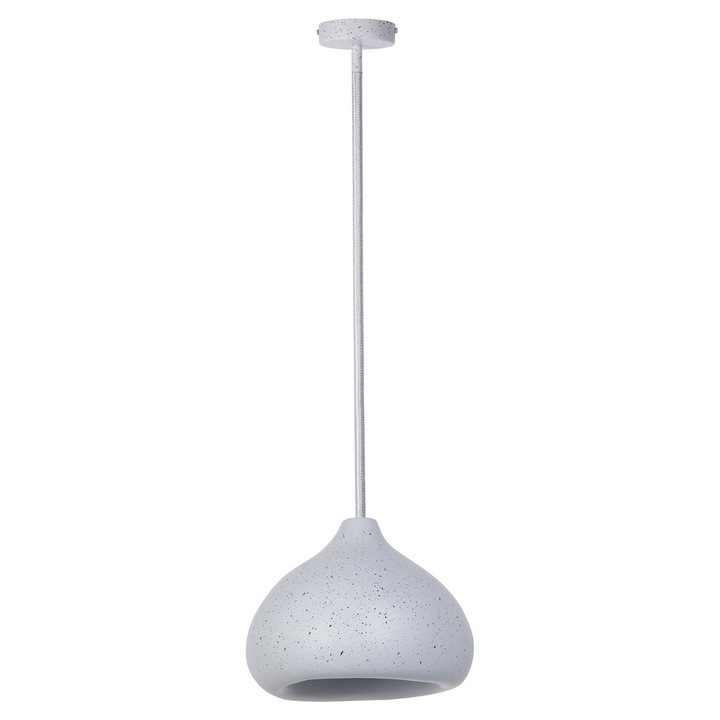 Висяща лампа SIGMA MAURO S, напръскано сиво, 1 x E27, 130 см x 26 см x 25 см