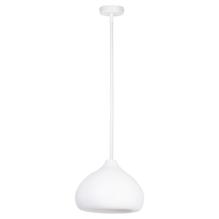 Fényes függőlámpa és pendula SIGMA MAURO S, fehér, 18x26cm, maximális magasság 130cm