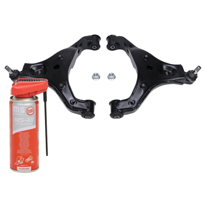 Lengőkar készlet Master-Sport, első felfüggesztés, gumitartóval, 37056-KIT-MS