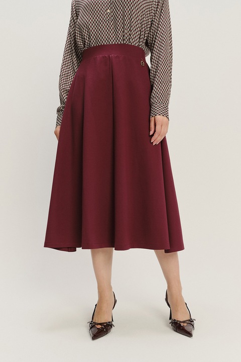 GreenPoint, Fusta midi din amestec de modal, Rosu inchis