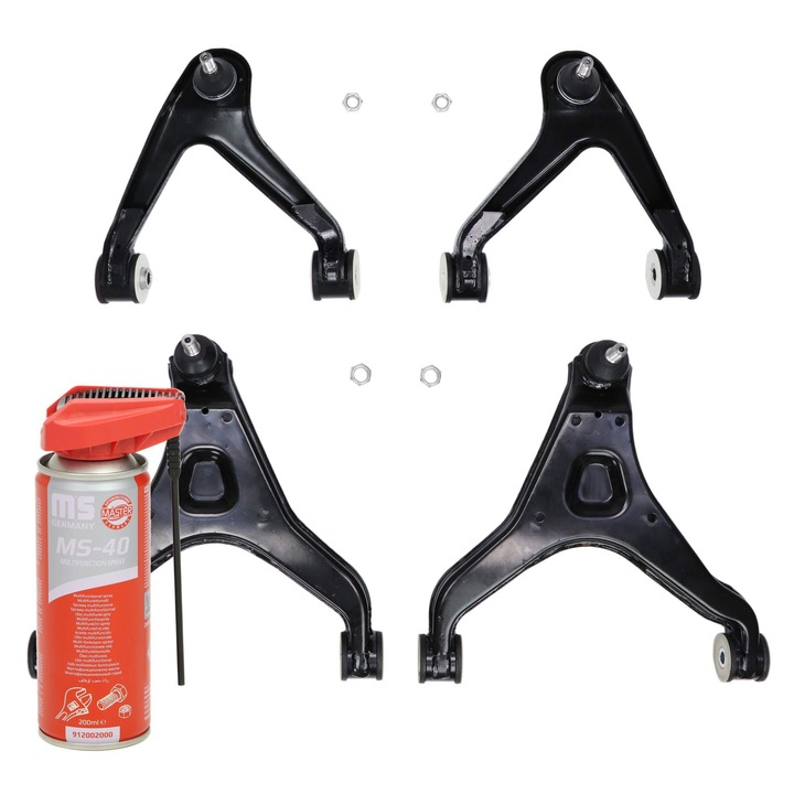 Wahaci Master-Sport készlet, 59038M-SET-MS, 59039M-SET-MS, 59040M-SET-MS, 1 egység, gumitartóval, fém, IVECO DAILY III-hoz, 2003-2006