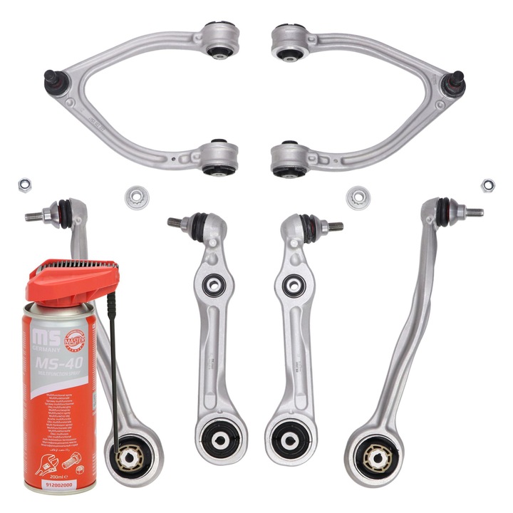 Első felfüggesztő lengőkar készlet, Master-Sport, 5 darab, Mercedes-Benz S-osztályhoz, 9,03 kg