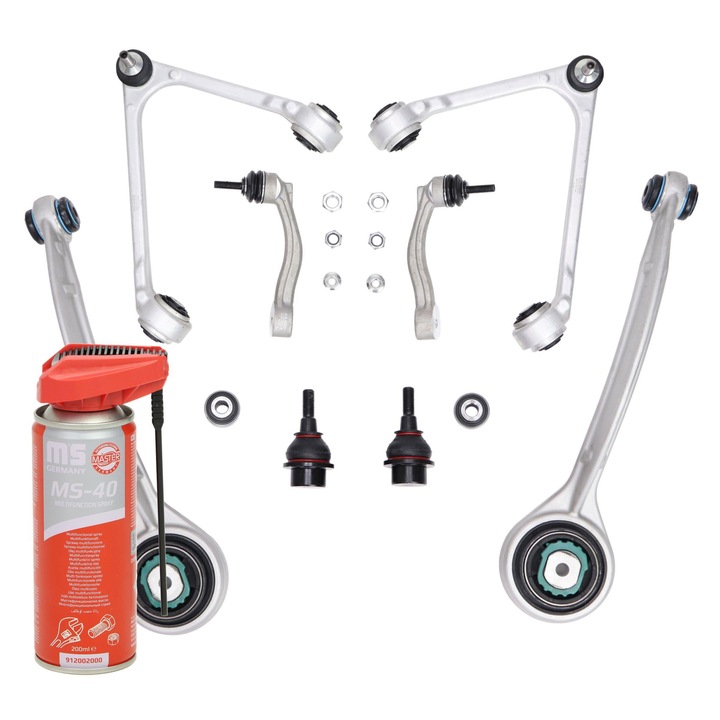 Felfüggesztés lengőkar készlet, Master-Sport, első, 4 darab