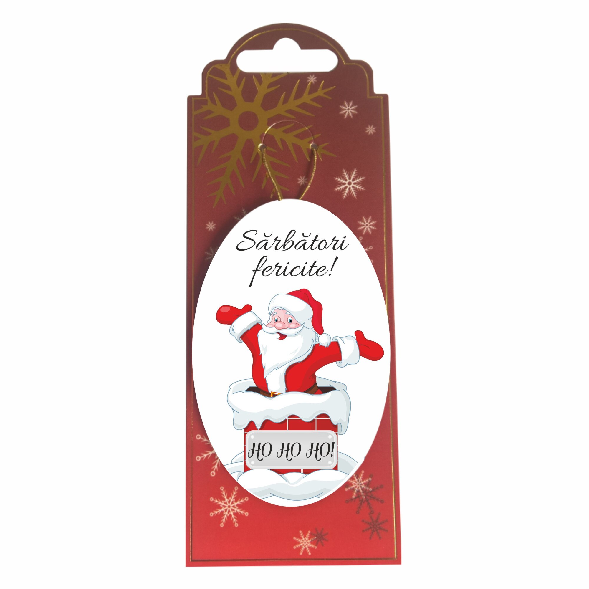 Ornament de pom HO HO HO