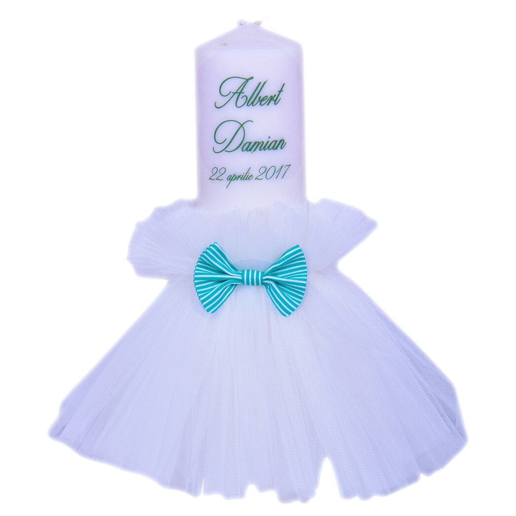 Lumanare de botez personalizata Albert