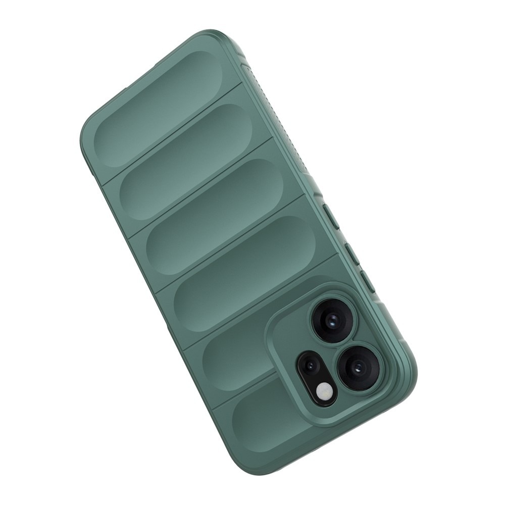 Husa pentru Oppo Reno 14 F / Reno 14 FS 5G DaDen® Magic Shield, Antisoc, Interior microfibra, TPU, Verde