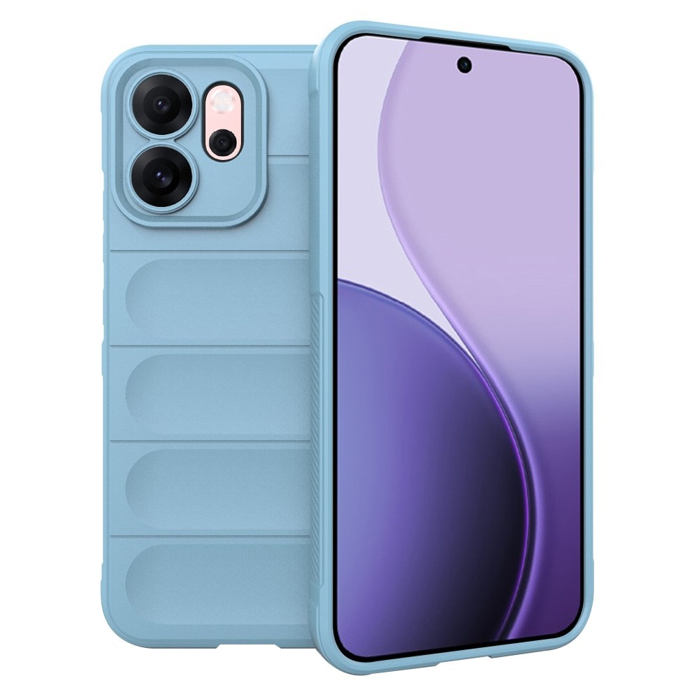 Husa pentru Oppo Reno 14 F / Reno 14 FS 5G DaDen® Magic Shield, Antisoc, Interior microfibra, TPU, Albastru