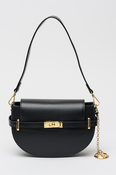 Antonia Moretti, Bőr válltáska, Fekete