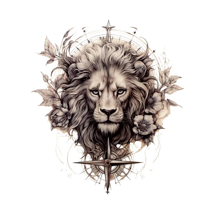 Tatuaj temporar, Flash Tattoos Romania, My Kingdom, rezistent la apa, aplicare rapida, 21 x 15 cm