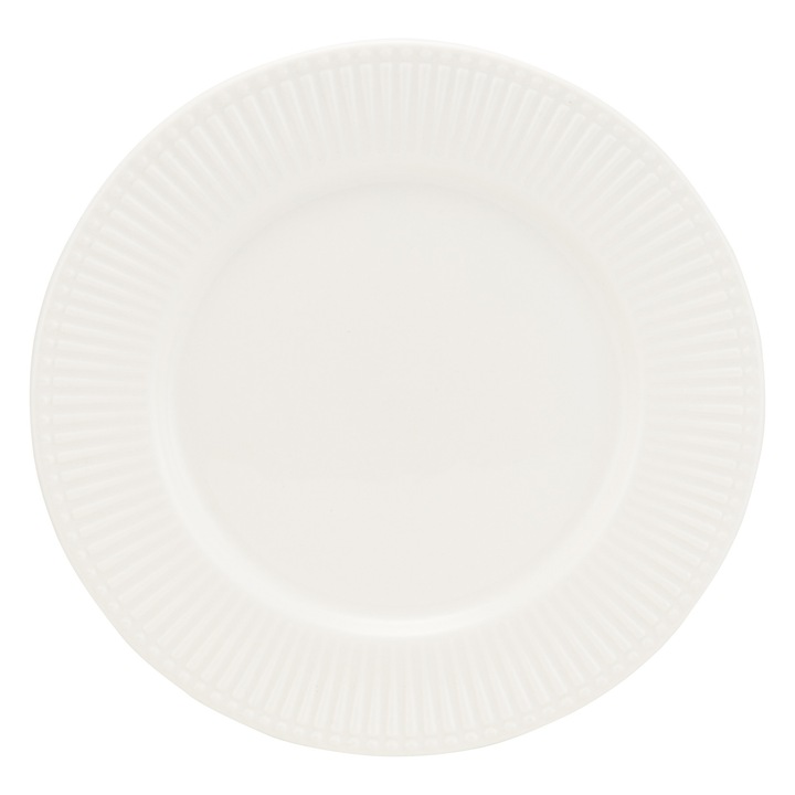 Farfurie desert AMBITION Curly, 20.5cm, portelan, alb