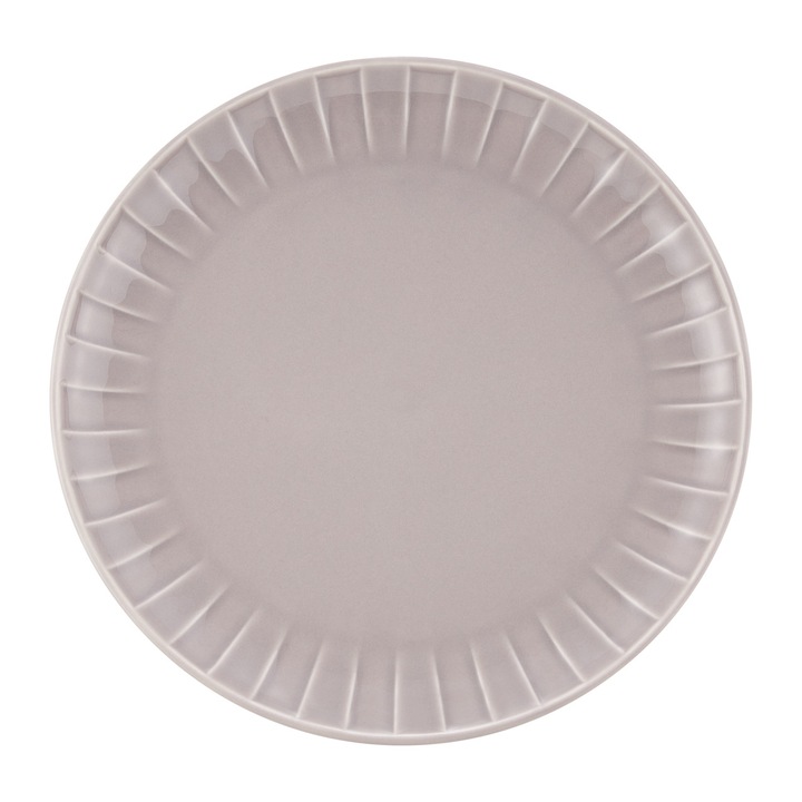 AMBITION Ligne desszertes tányér, 21 cm, porcelán, szürke