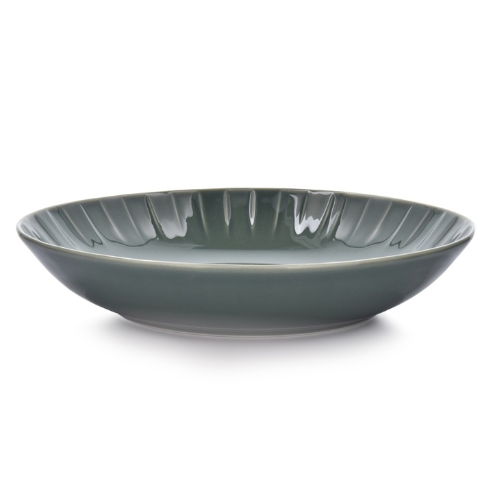 AMBITION Ligne mélytányér, 21 cm, porcelán, zöld