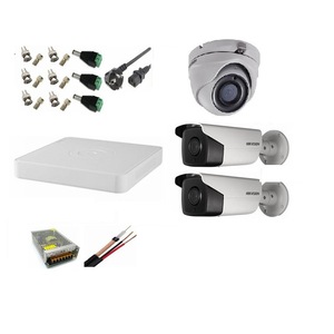 Sistem Supraveghere Video 4 Camere 5mp 3 Exterior Ir 80 M 1 Interior Ir 20m Cu Full Accesorii Emag Ro