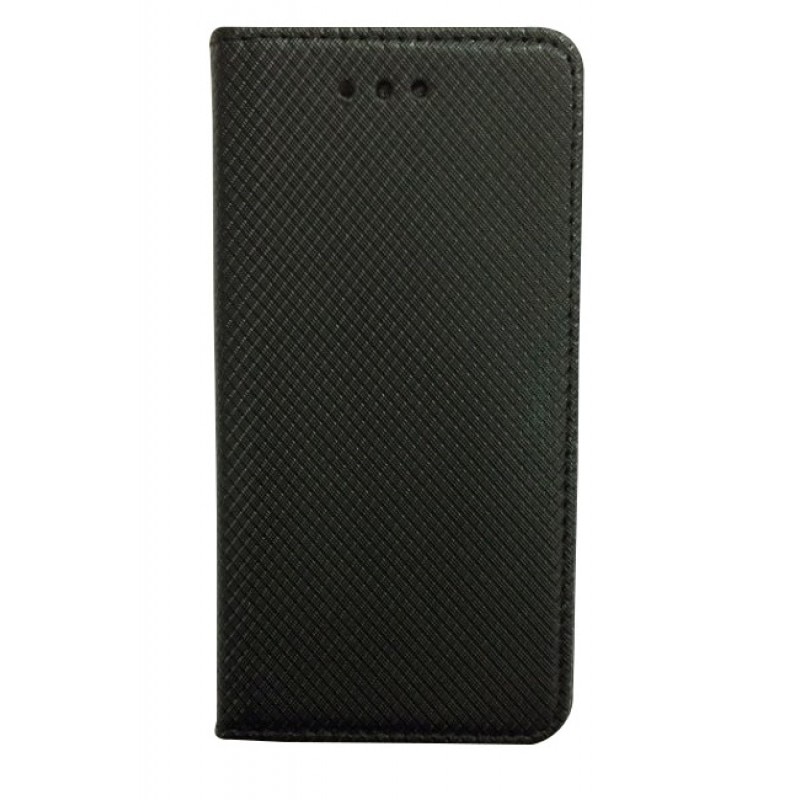 Husa tip carte cu stand Smart Magnet neagra pentru Samsung Galaxy J7 (2016) J710
