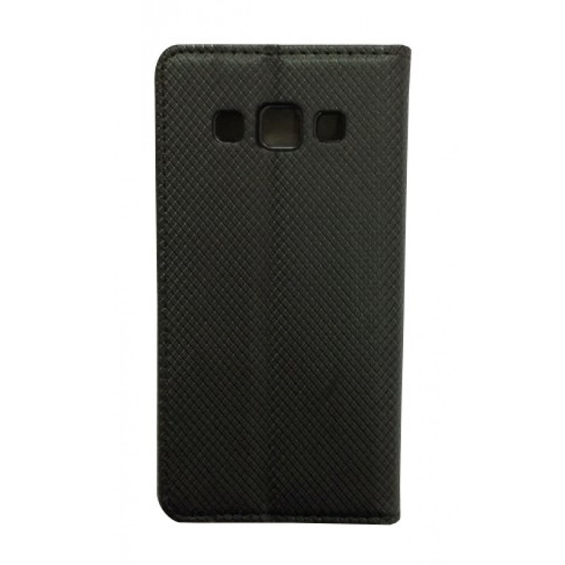 Husa tip carte cu stand Smart Magnet neagra pentru Samsung Galaxy J7 (2016) J710