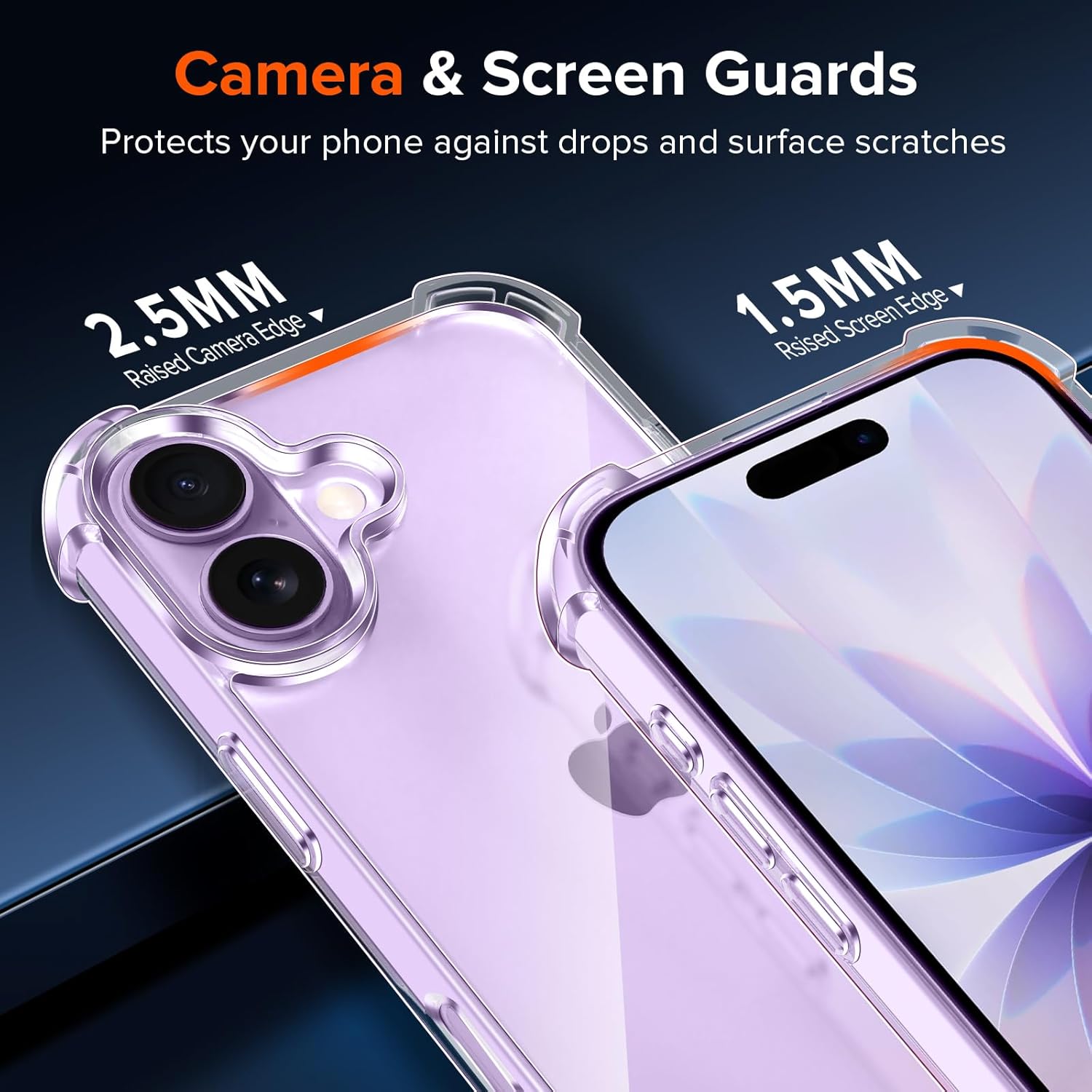 Husa de protectie compatibila cu Apple iPhone 17, Antisoc din silicon, Transparent