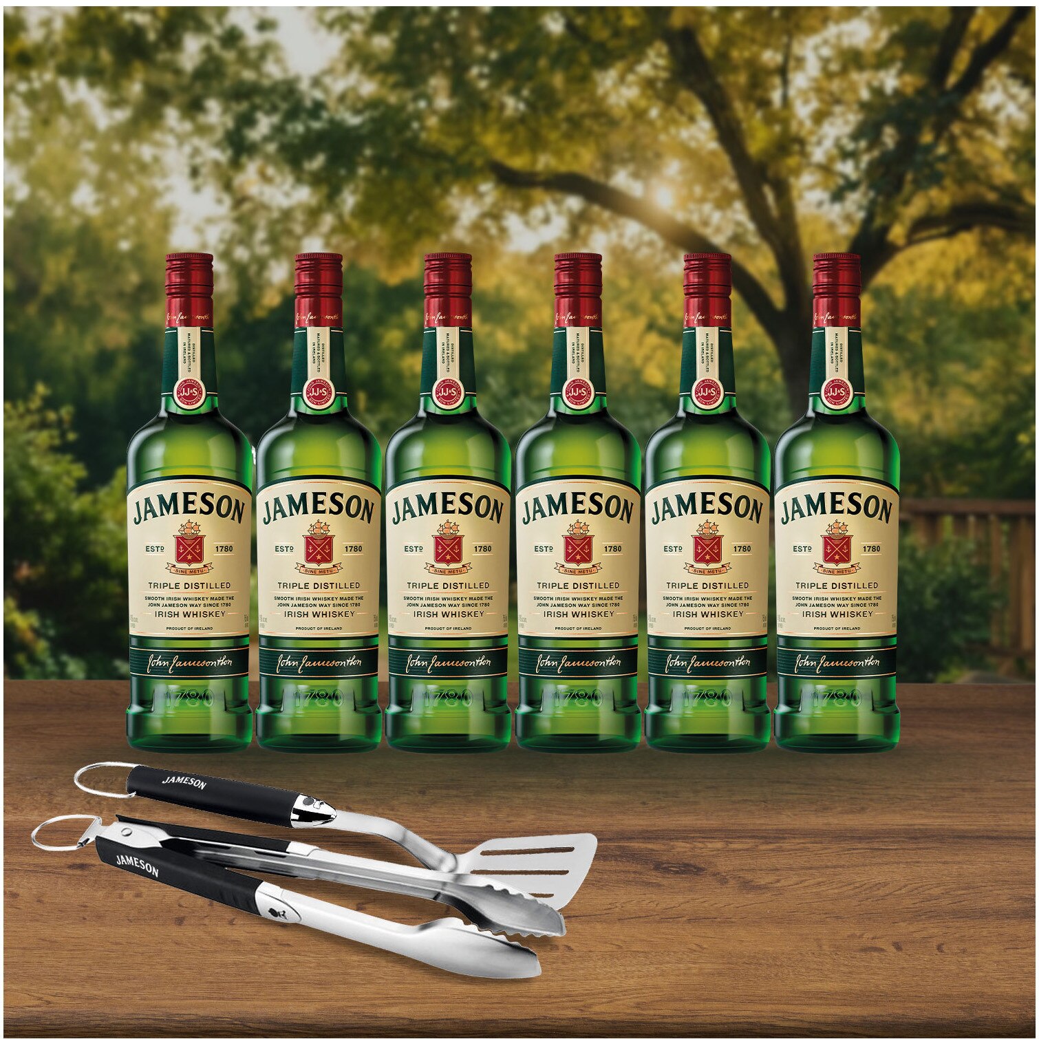 PACHET 6 sticle Jameson 0.7L & Set Grill Combo - eMAG.ro