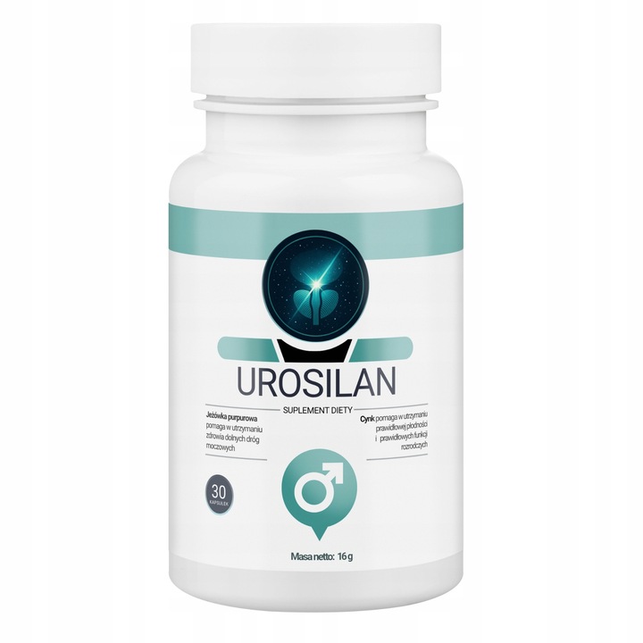 Supliment alimentar Urosilan - pentru sanatatea prostatei si a sistemului urinar, 30 capsule, NewGen Sales