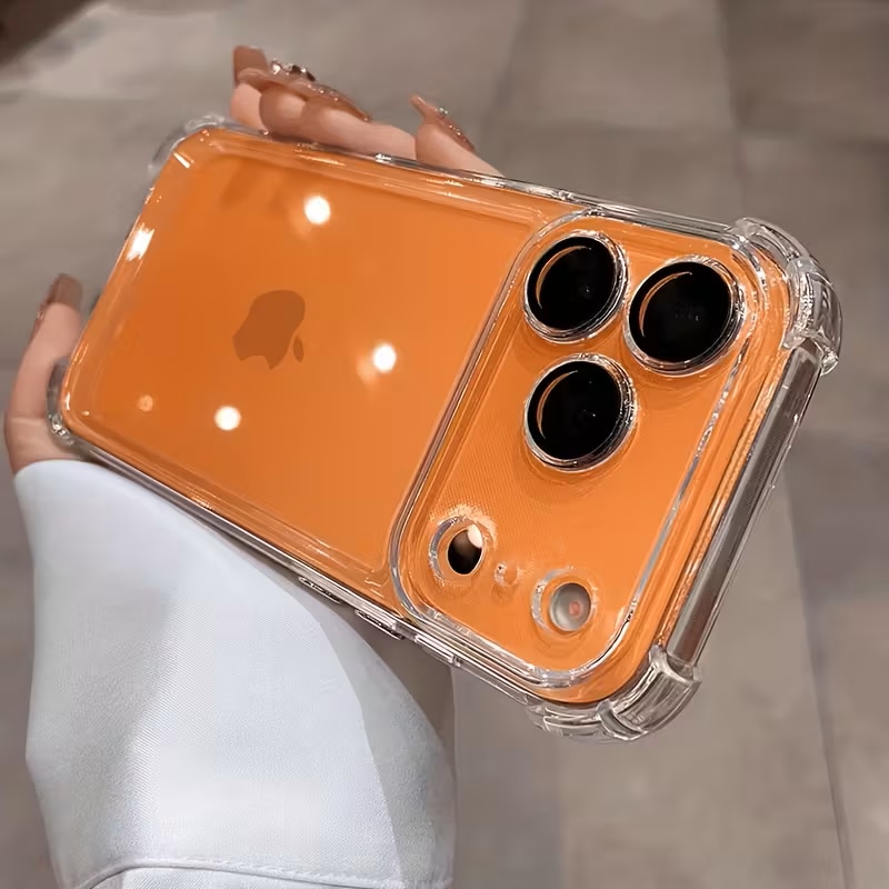 Husa Anti soc, transparenta compatibila cu IPhone 17 Pro Max