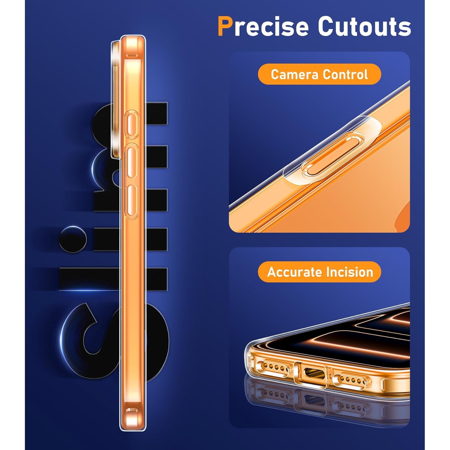Husa Anti soc, transparenta compatibila cu IPhone 17 Pro Max