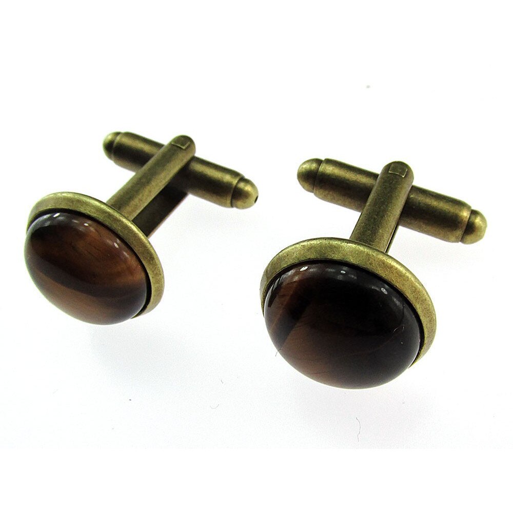 Butoni Ochi de tigru natural 12 MM, GlamBazaar