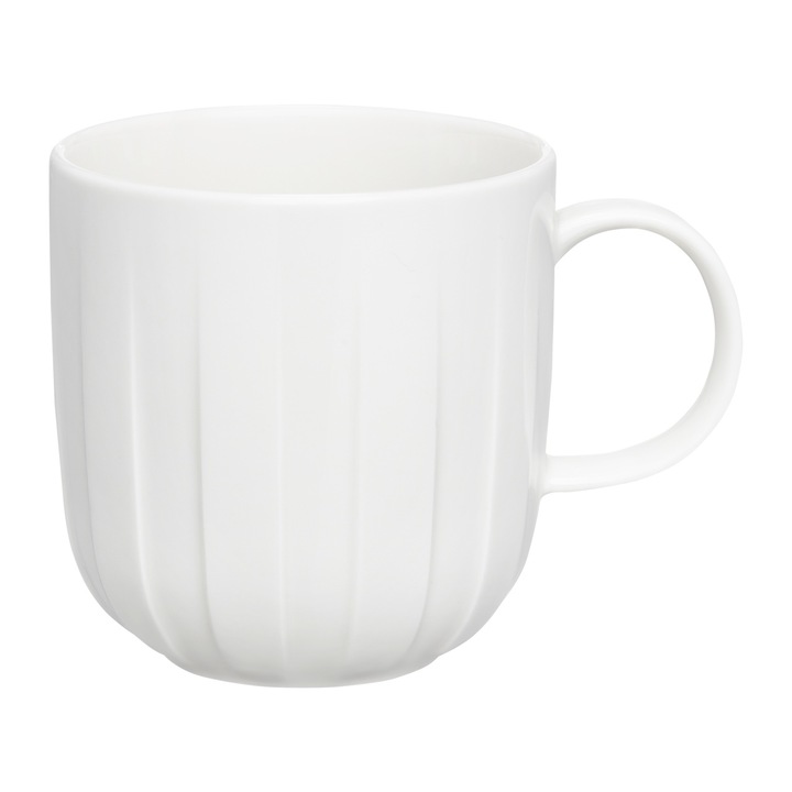 Cana AMBITION Ligne, 350ml, portelan, alb