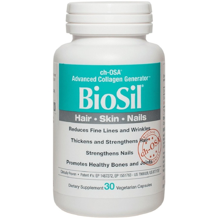 BioSil Advanced kollagén generátor, 30 kapszula, 5mg szilícium, 100mg kolin