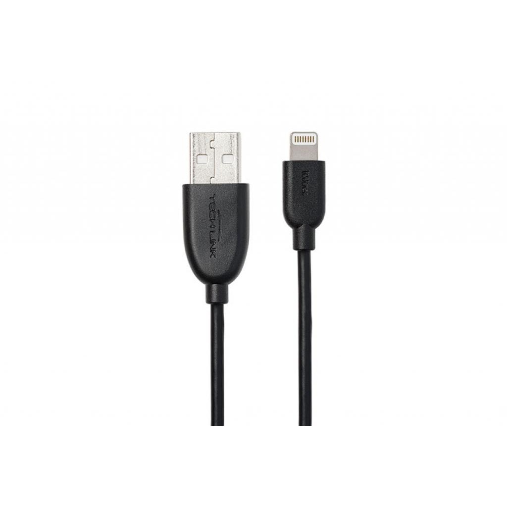 Cablu Alimentare iPhone, iPad, iPod Techlink iWires USB 2.0 Negru, 1.2 metri